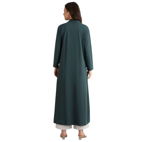 Image of Smarty Pants women's cotton open front trench jacket.