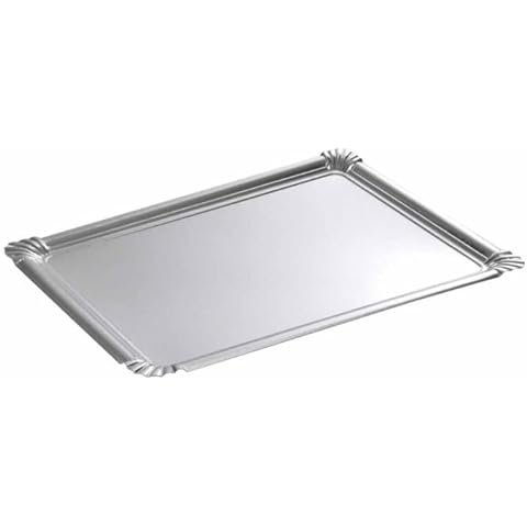 Plateaux en Carton Argent 23x33cm Cover