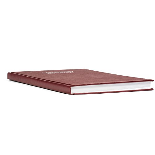 Scientific Notebook Company Case Bound, Model #2001Premium Research Laboratory Notebook, 192 Pages, Smyth Sewn, 9.25 X 11.25, 4x4 Grid (Burgundy Cover) - Thumbnail 2