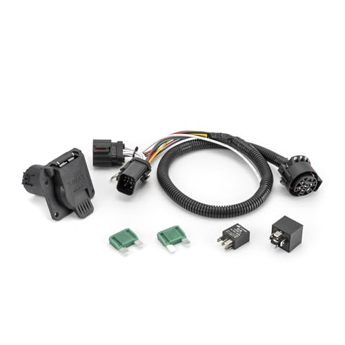 Image of Wsays 7-Pin Trailer Wiring Harness Plug & Play Compatible with Ford F-150 97-03 Fit Heritage 2004 Fit F-250 97-99