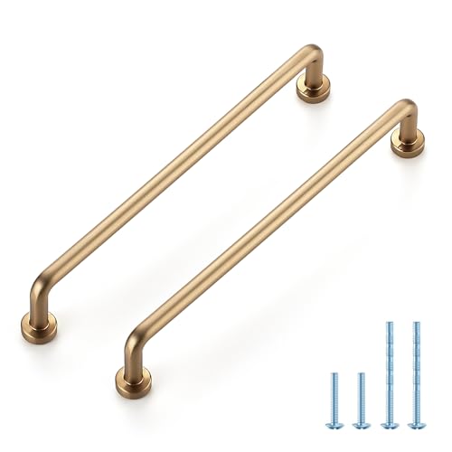 JOY DECOR Champagne Bronze Cabinet Pulls Cabinet Handles 6-1/4 Inch, 2 Pack by JOY DECOR - Used condition - US$6.48