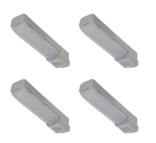 LEDwholesalers UL Listed 12W Down Facing G24 LED PLC Light 26W CFL Equivalent, 100-277V, 4000K (4-Pack),1651NWx4