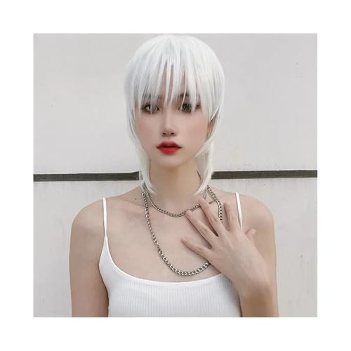 Perruque naturel courte : fixez le manque de volume, cheveux duveteux mixtes