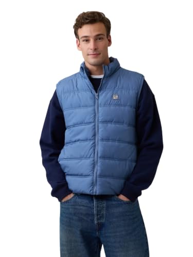 Image of GAP Men's Logo Lightweight Puffer Vest