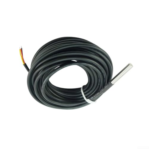 PETSTIBLE Wasserdicht Digital Temperatur Temperatur Sensor Sonde Temperatursensor Kabel Sensor Kabel 10 Meter