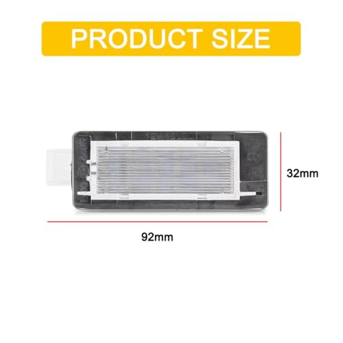 Kit de luces para matrícula de coche Captur Espace Scenic 265108990E 5