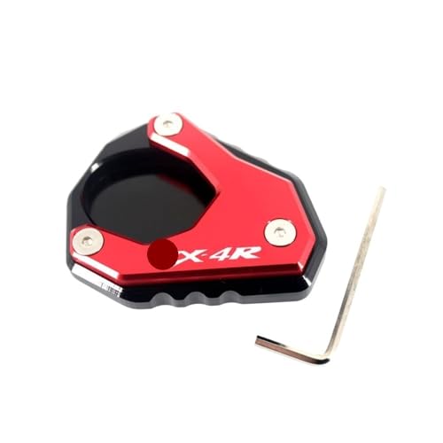 Plaque agrandie ZX-4RR pour éviter la chute de la moto à l'arrêt