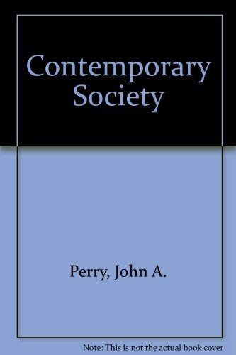 Contemporary society: An introduction to social... 0060451262 Book Cover