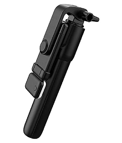 TYROCX R1s Bluetooth Selfie Sticks with Remote and Selfie Light, 3-in-1 Multifunctional Selfie Stick Tripod Stand Mobile Stand Compatible with All Phones (Black) TYROCX R1s Bluetooth Selfie Sticks with Remote and Selfie Light, 3-in-1 Multifunctional Selfie Stick Tripod Stand Mobile Stand Compatible with All Phones (Black)