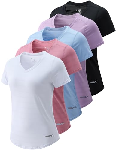 La Mejor Lista de Ropa de Balonmano americano para Mujer - 5 favoritos. 43 5 camisetas Dry Fit de entrenamiento de manga corta para mujer, deportivas, para gimnasio, XG