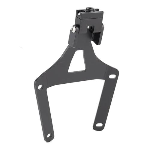 Plaque support de navigation GPS moto Kawasaki ZH2 adaptateur haut de gamme fini en noir satiné