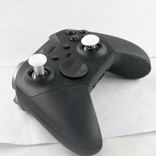 Image of 6 in 1 Metal Thumbsticks Replacement for Xbox Elite Series 2 Controllers, Thumbsticks for Elite Series 2 Core Controllers, Elite Series 2 Controller Replacement Thumbsticks (White)