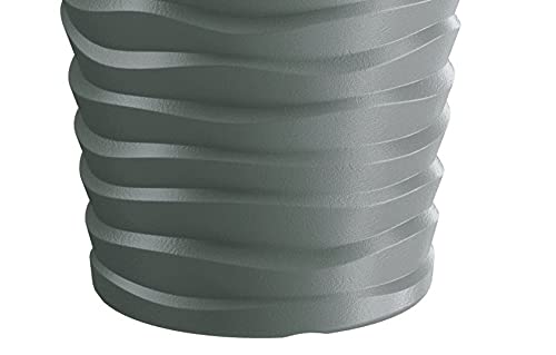 Prosper Plast DPSA300 Vaso Slim Grigio Pietra 29.5 X 52 Cm - Design Salvaspazio Per Esterni E Interni - 4