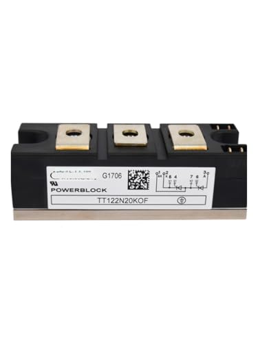 Fusible de module à thyristor TT122N20KOF de protection électrique industrielle