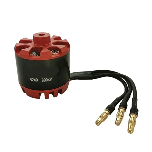 URBxNz Fit for 4240 800KV 5mm Shaft Brsuhless Electric Motor Fit for DIY RC Airplane Glider