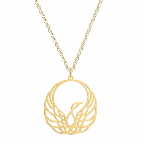 Collier Ethnique Phoenix Laidies : Bijoux Or pour Femmes Style Indien