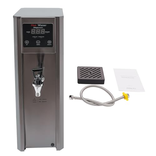 Kathring Water Boiler Eletric Commercial, 10L 10-Min Fast Automatic Dispenser with Adjustable Temperatures and Smart Led Screen for Caterers, Restaurants, Churches, School