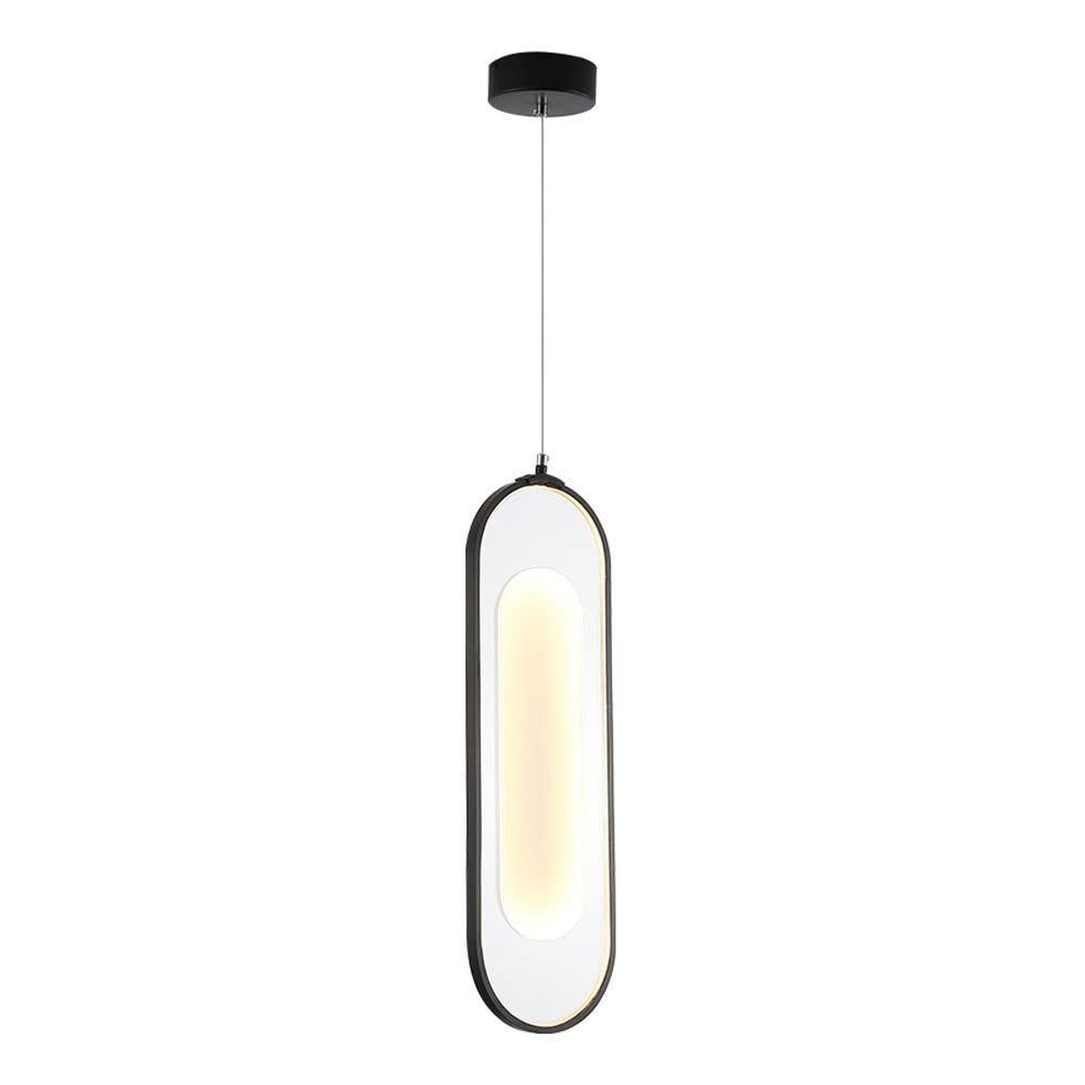 CSXSXAUO Pendant Light LED Geometric Modern Hanging Lights 12W Dimmable 3-Color Lamp Fixtures Simple Acrylic Lampshade Chandelier for Living Room Bedroom Lighting (Size : 19 * 60cm) Star of