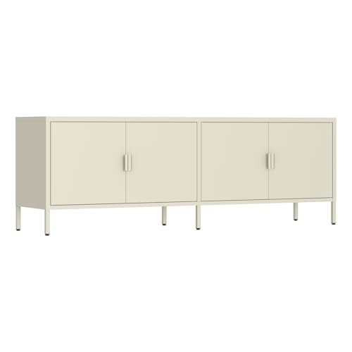 DESIGN - Il mobile TV Pop si distingue per un design moderno e lineare, perfetto come mobile soggiorno moderno, mobile salotto o mobile porta tv soggiorno. Le linee essenziali lo rendono ideale come mobile basso per tv e mobili soggiorno moderni di stile industriale