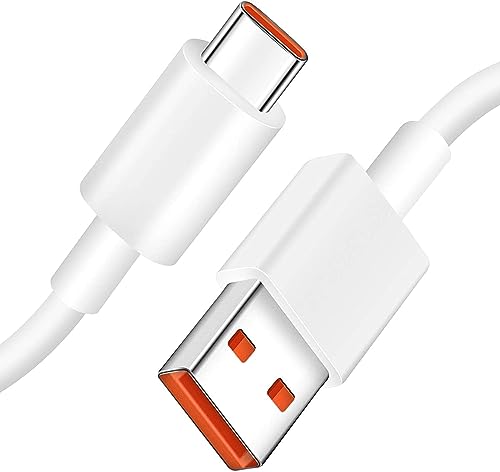 Superfast Cable for Xiaomi Poco X3 Pro, Xiaomi Poco X 3 Pro USB Cable | Charging & Sync Data Cable | Rapid Quick Dash Fast Charging Cable| Type C to USB-A Cable(3.1 Amp, 1LR|4, White)