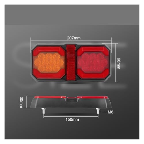 Kits de feux pour arrière LED clignotant signal remorque cargaison