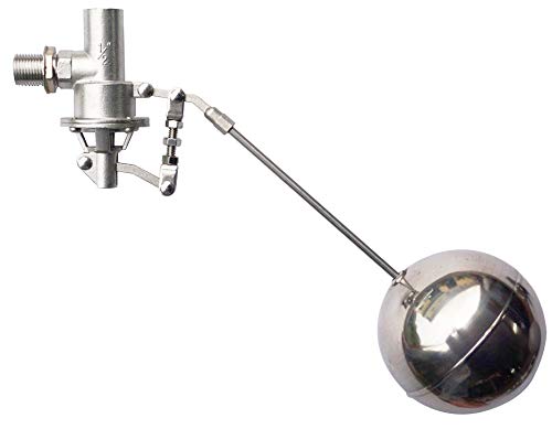 304 Stainless Steel Balanced Float Ball Valve, Tank Mount, 100 Psi (1/2")