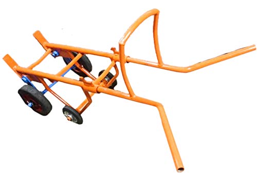 AKURA,Four Wheel Drum Lifter & Mover Trolley with Capacity of 250 Kg Metal & Plastic Drums Suitable for Oil,Gas,Paint,Chemical,Agriculture Industries,Warehouse,Research Labs