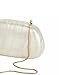 DEBIMY Women Acrylic Clutch Box Metal Handle Evening Bag Trendy Ladies Shoulder Crossbody Purse for Wedding Party Causal, Beige