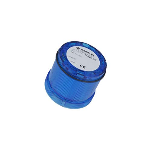 Avertisseur lumineux LED bleu WERMA 24V IP65 pour éviter les pannes
