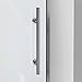 DreamLine Enigma-X 56-60 inch W x 76 inch H Frameless Sliding Shower Door in Brushed Stainless Steel