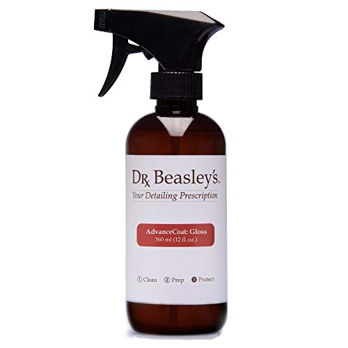Dr. Beasley's AdvanceCoat: Gloss 12 fl oz for Autos - Concentrated Ceramic Formula, Reinforces Coatings, Hydrophobic Makes Water Bead & Run Off, Amplifies Gloss