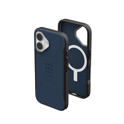Image of Urban Armor Gear UAG Civilian Magnetic Compatible, Rugged Slim Sleek Shockproof Anti-Slip Military Grade Protective Case /Cover Designed for iPhone 17 (2025) - Mallard