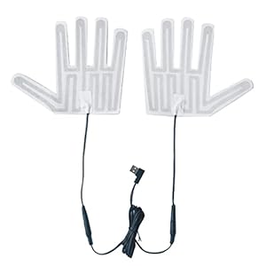 Maouira 1 Set Draagbare USB Verwarming Handschoenen Pads Winter Verwarmde Handschoenen Pad Heater Warmer Verwarmde Mitten Sheet Ski Handschoenen Verwarming Pad verwarmde handschoenen pad