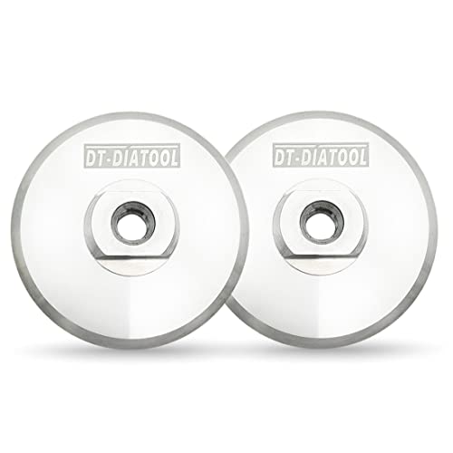 DT-DIATOOL 2pcs Aluminum Backer Pad 4 Inch Hook and Loop Backing pad 5/8-11 Arbor by DT-DIATOOL - Used condition - US$15.00