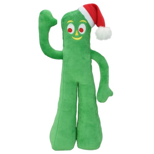 MultipetHoliday Gumby Plush with Santa Hat 9