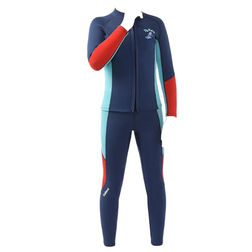 Child Boys 25mm Neoprene Wet Suit Long Sleeve Top with Leggings for Professional Water Sports