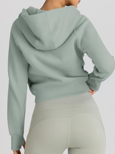 Image of Trendy Queen Womens Zip Up Hoodies Cropped Jackets Fall Clothes 2026