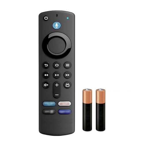 Image of Remote Control Compatible with Amzon Alexa Voice FlRE TV Stick (3rd Generation) with 2 AAA Alkaline Batteries