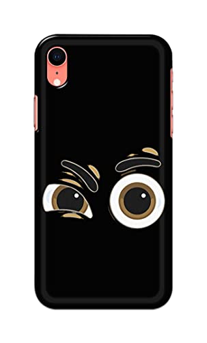 Image of PRINTFIDAA Funky Expression of Cartoon Eyes Printed Designer Hard Back Case Cover for Apple iPhone XR (6.1 inch), A2105, A1984, A2107, A2108 -(TI) MVN1004