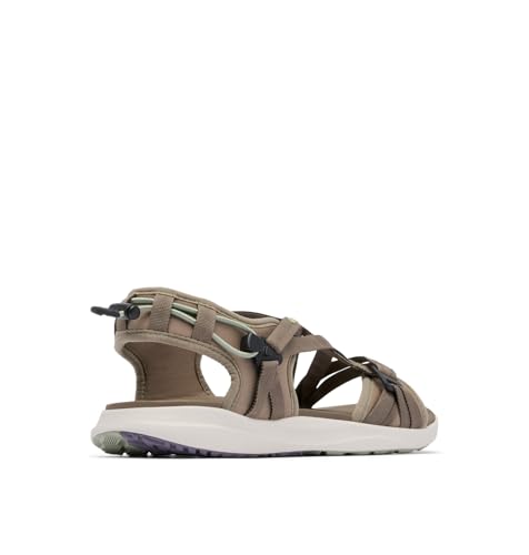 Columbia Womens Sport Sandal, Wet Sand/Safari, 11