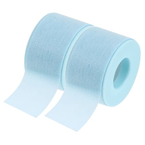 Healeved 2 Rolls Lash Tape for Eyelash Extensions Adhesive Fabric Lash Tapes for Eyepads Breathable