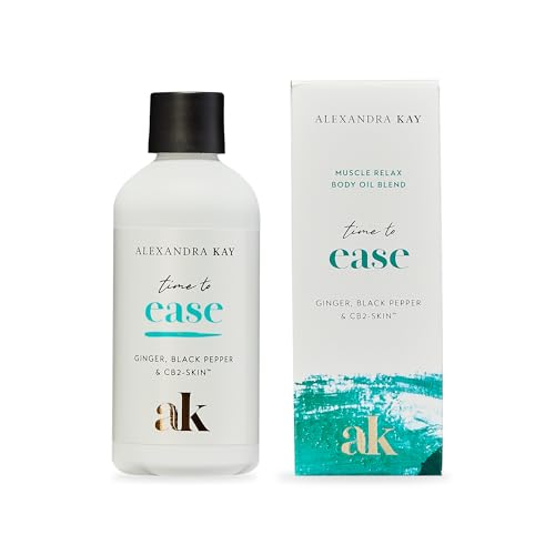 Aceite Corporal Relajante Muscular Time to Ease de Alexandra Kay de Green People - Aceite de Masaje Herbal Natural y Orgánico - Vegano, Libre de Crueldad, 100 ml