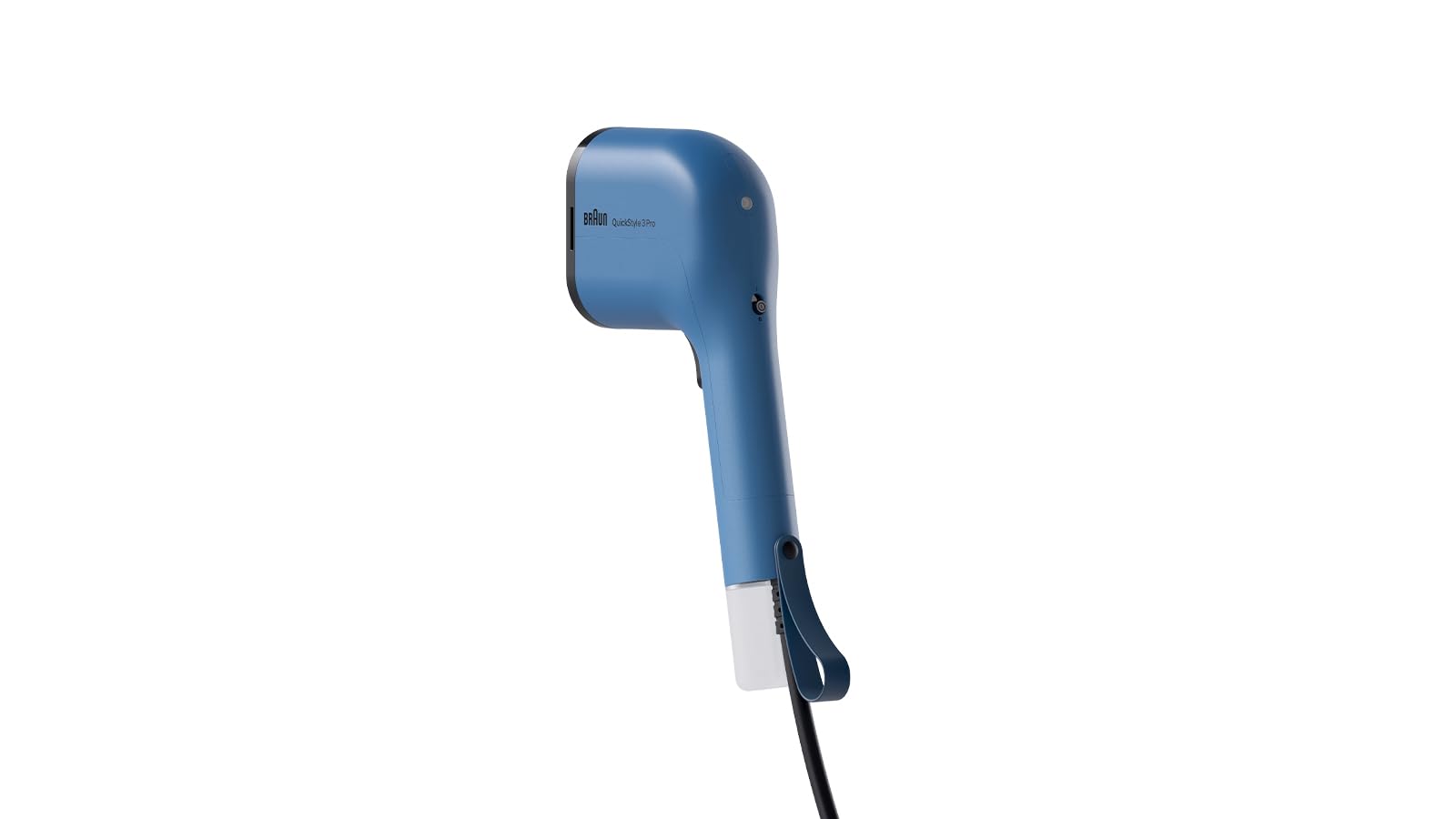 Braun QuickStyle 3 GS3024BL, kompaktowe i lekkie pionowe żelazko, szybkie nagrzewanie, parowiec 22 g/min, wyjmowany zbiornik 120 ml, obudowa termoistniejąca, 1100 W, niebieski
