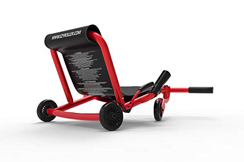 EzyRoller Ride On Toy - New Twist On A Classic Scooter - Red