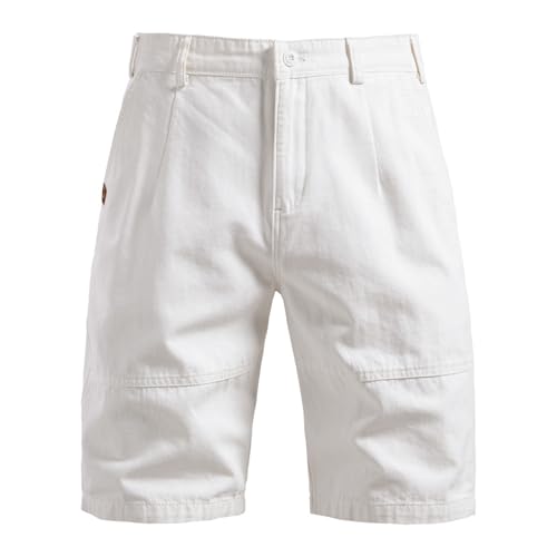 Short cargo homme en coton droit et multipoches décontracté - 4
