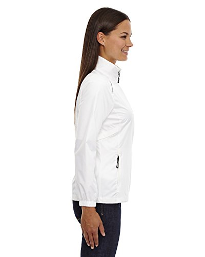 Ash City - Core 365 Ladies' Motivate Unlined Lightweight Jacket XS WHITE2
