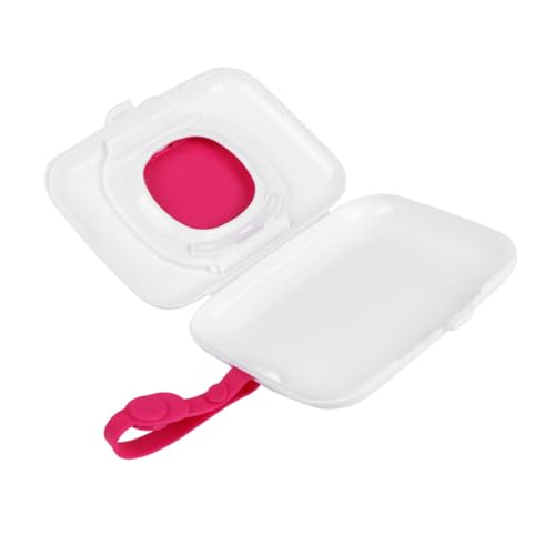 TOYZFRIENDY Custodia Per Salviette Riutilizzabili Porta Fazzoletti in Materiale Ecologico Per Ragazzo Ragazza, Leggera e Portatile Con Gancio, Per Viaggi, Passeggini e Borse Per Pannolini