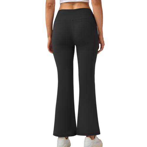26"/28" Women Dress Flare Pants with Side Pockets High Waist Stretchy Pants Tall, Petite, Regular for Office Business Casual2