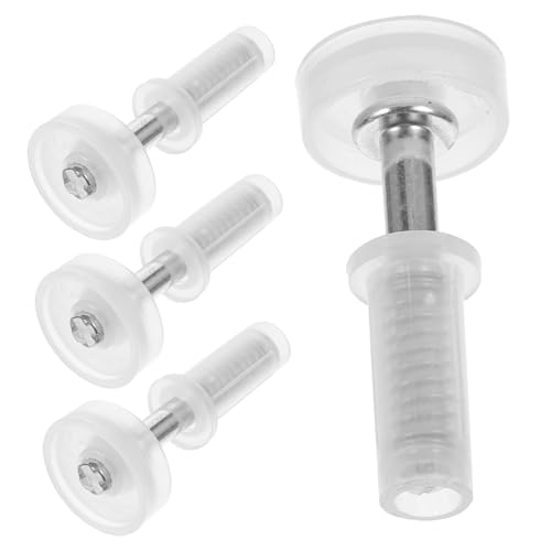 VILLCASE 4pcs Bifold Pivot Hinges for Sliding Doors Stainless Steel Hardware Easy Installation for Heavy Doors