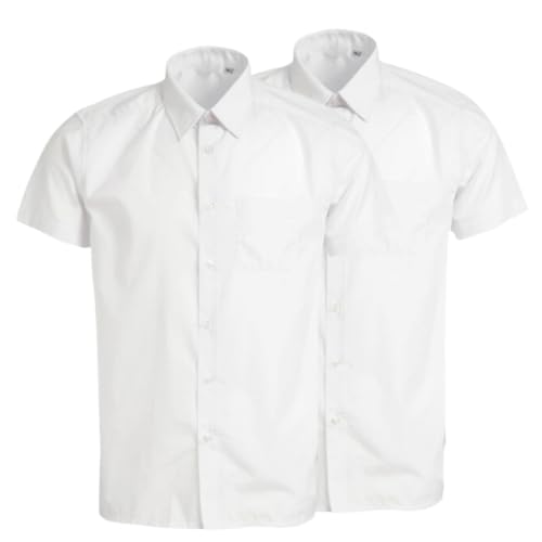 Chemise uniforme scolaire manches courtes idéale pour la cour de récréation